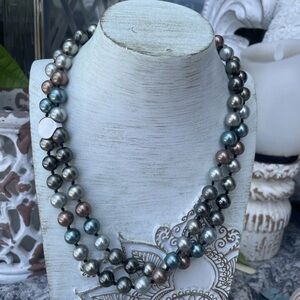 South Sea Multi Color pearl Necklace Elegant Fine jewelry Gift Wedding Birthday